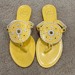Jack Rogers Georgica Jelly Sandals. Worn, but great condition.